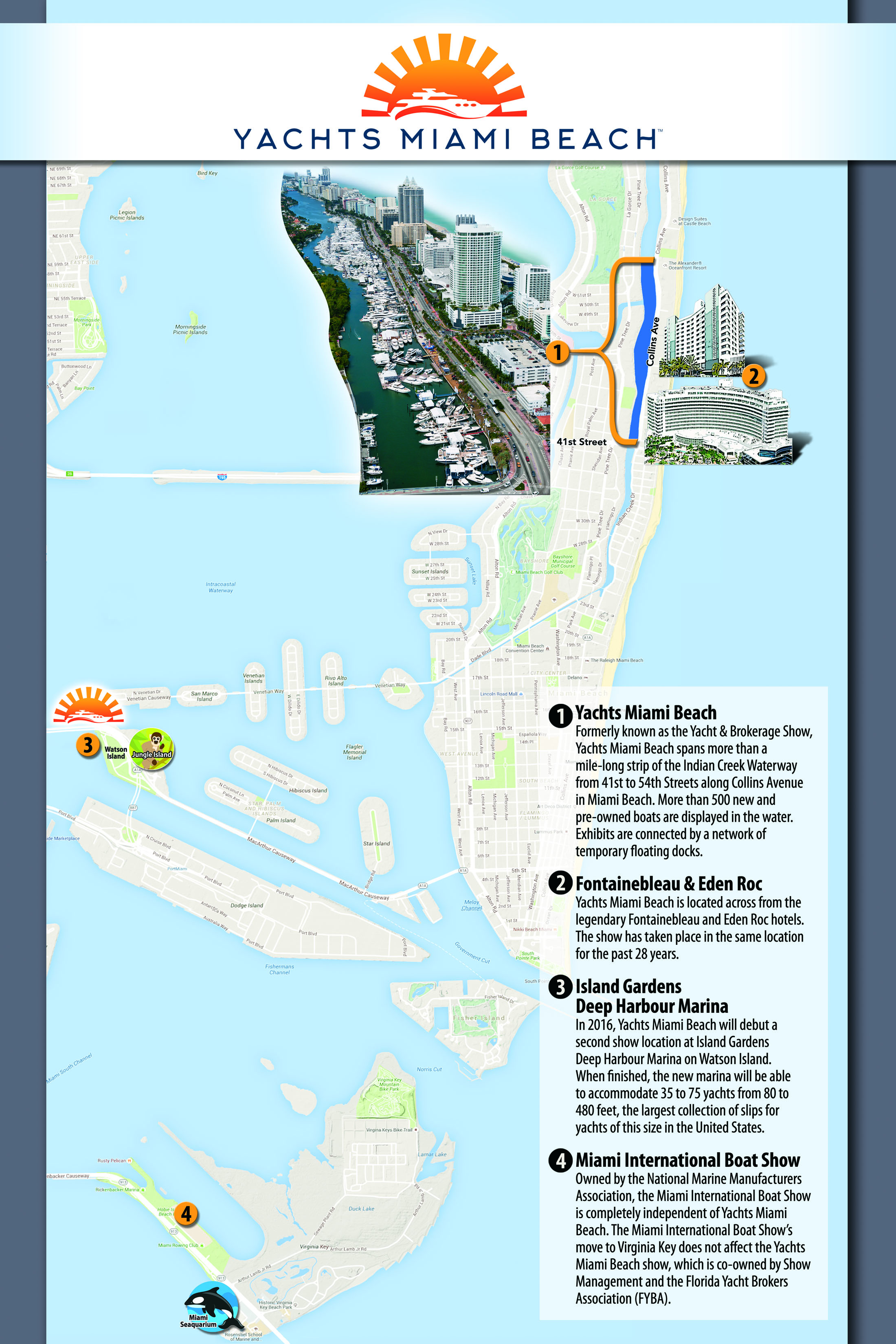 yachts: yachts miami beach map